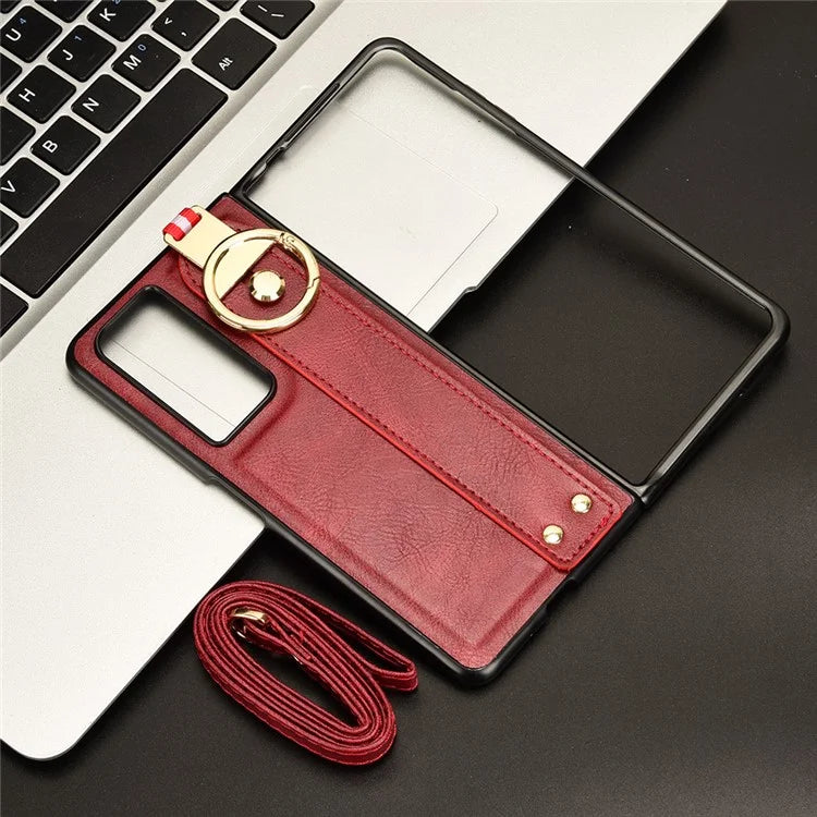 For Honor Magic Vs2 5G Phone Case PU Leather+PC Protective Cover with Bottle Opener