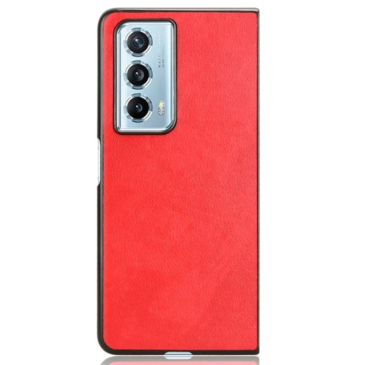 For Honor Magic Vs2 5G Case Litchi Texture PU Leather+PC Folding Phone Cover