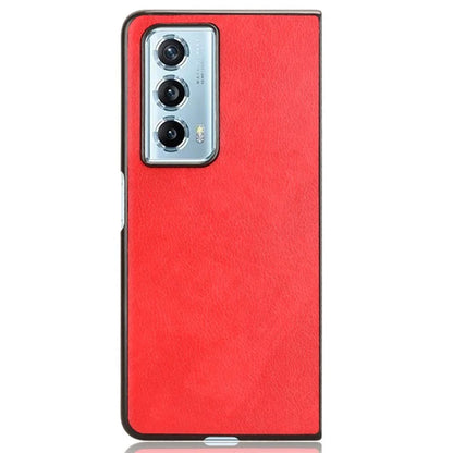 For Honor Magic Vs2 5G Case Litchi Texture PU Leather+PC Folding Phone Cover
