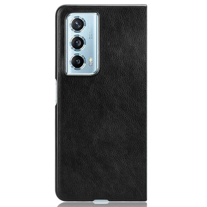 For Honor Magic Vs2 5G Case Litchi Texture PU Leather+PC Folding Phone Cover