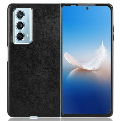 For Honor Magic Vs2 5G Case Litchi Texture PU Leather+PC Folding Phone Cover