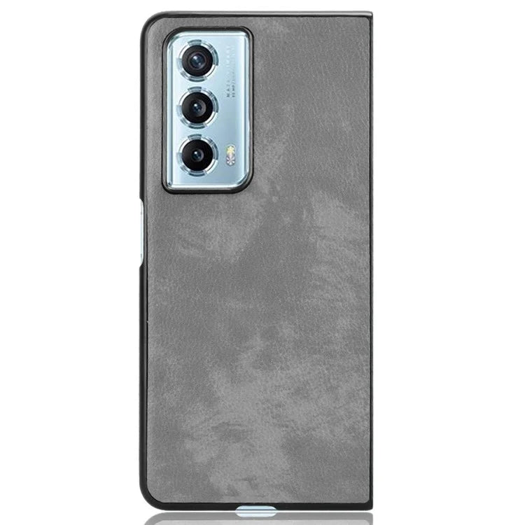 For Honor Magic Vs2 5G Case Litchi Texture PU Leather+PC Folding Phone Cover