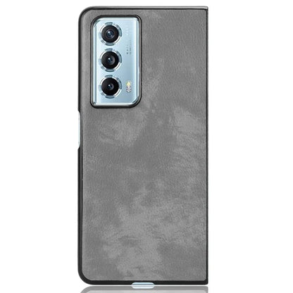 For Honor Magic Vs2 5G Case Litchi Texture PU Leather+PC Folding Phone Cover