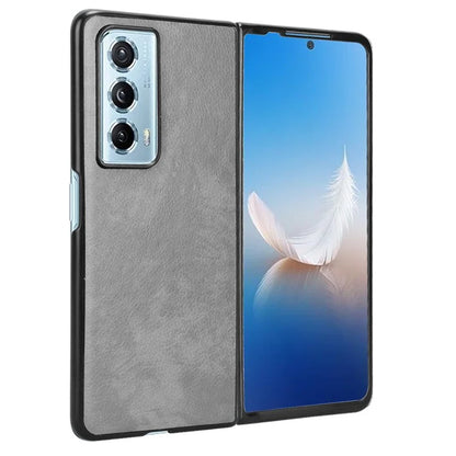 For Honor Magic Vs2 5G Case Litchi Texture PU Leather+PC Folding Phone Cover
