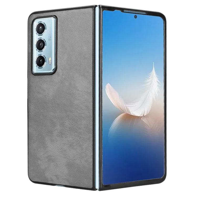 For Honor Magic Vs2 5G Case Litchi Texture PU Leather+PC Folding Phone Cover