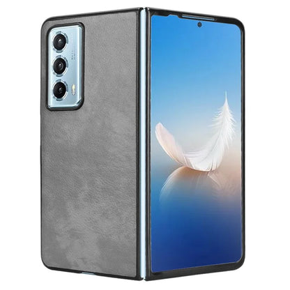 For Honor Magic Vs2 5G Case Litchi Texture PU Leather+PC Folding Phone Cover