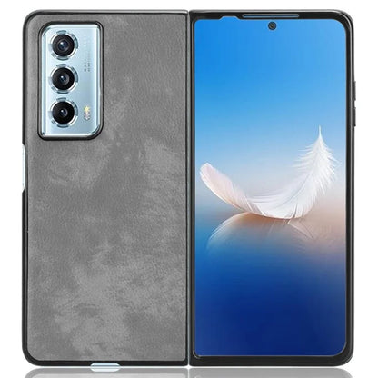 For Honor Magic Vs2 5G Case Litchi Texture PU Leather+PC Folding Phone Cover