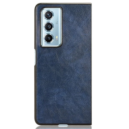 For Honor Magic Vs2 5G Case Litchi Texture PU Leather+PC Folding Phone Cover