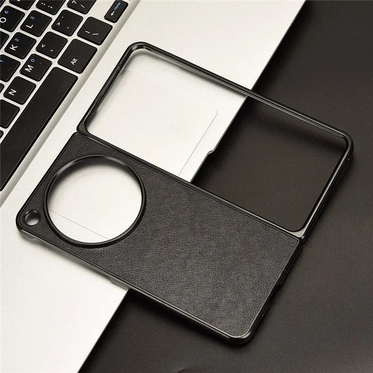 For OnePlus Open Case Litchi Texture Protective PU+PC Phone Cover