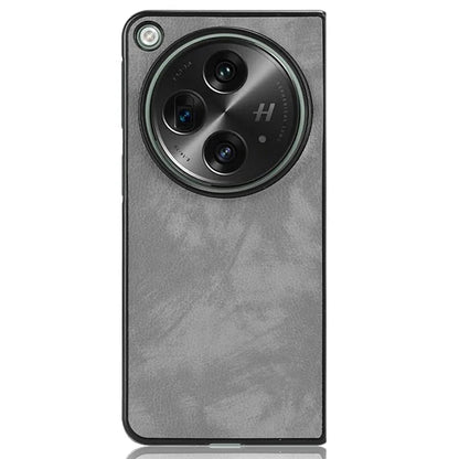 For OnePlus Open Case Litchi Texture Protective PU+PC Phone Cover
