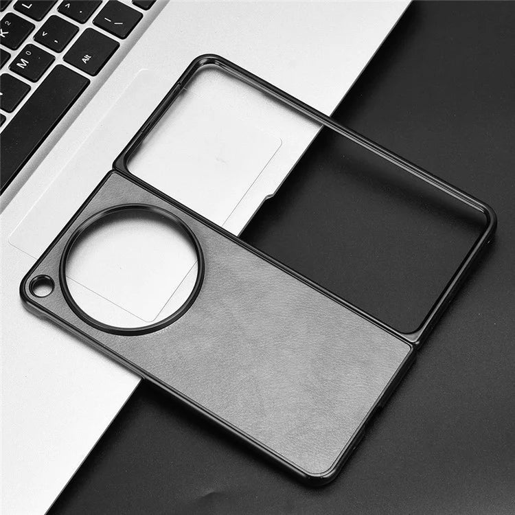 For OnePlus Open Case Litchi Texture Protective PU+PC Phone Cover