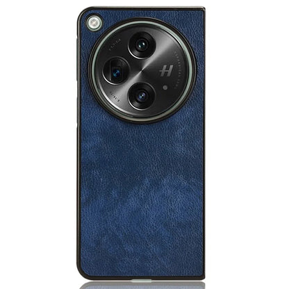 For OnePlus Open Case Litchi Texture Protective PU+PC Phone Cover