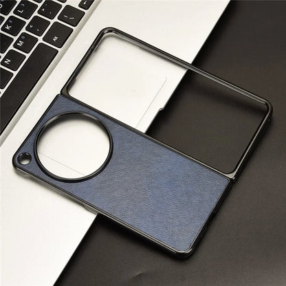 For OnePlus Open Case Litchi Texture Protective PU+PC Phone Cover