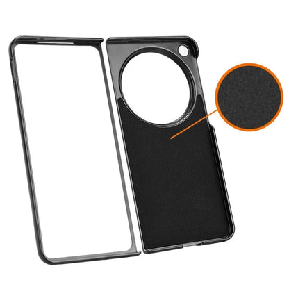 For OnePlus Open Case Litchi Texture Protective PU+PC Phone Cover