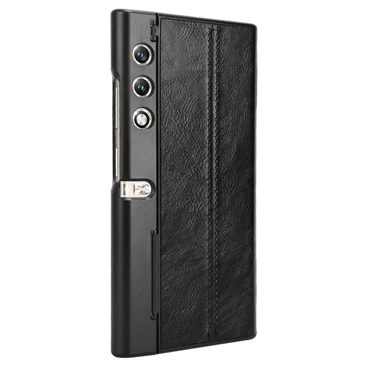 For Honor V Purse Phone Case PU Leather Cowhide Texture Cover