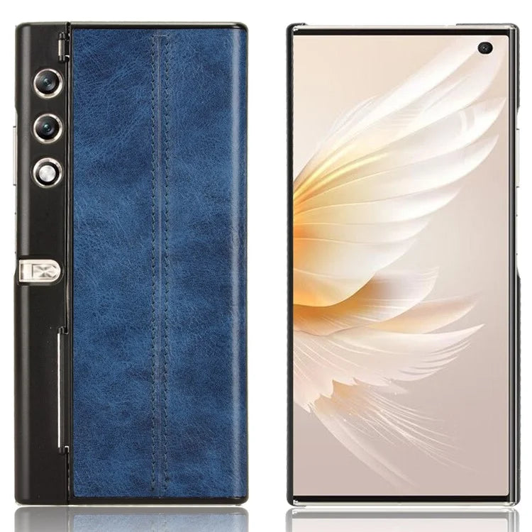 For Honor V Purse Phone Case PU Leather Cowhide Texture Cover