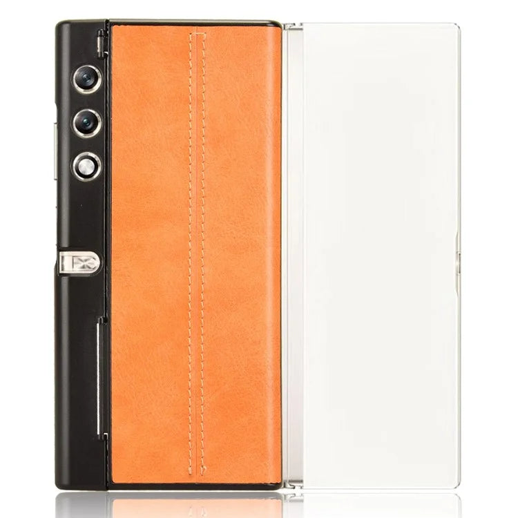 For Honor V Purse Phone Case PU Leather Cowhide Texture Cover