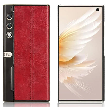For Honor V Purse Phone Case PU Leather Cowhide Texture Cover
