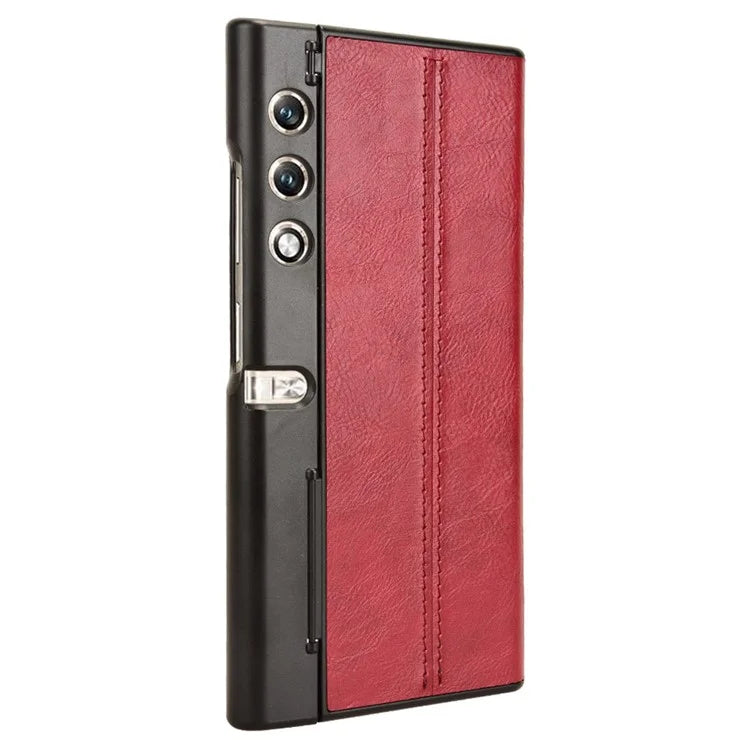 For Honor V Purse Phone Case PU Leather Cowhide Texture Cover
