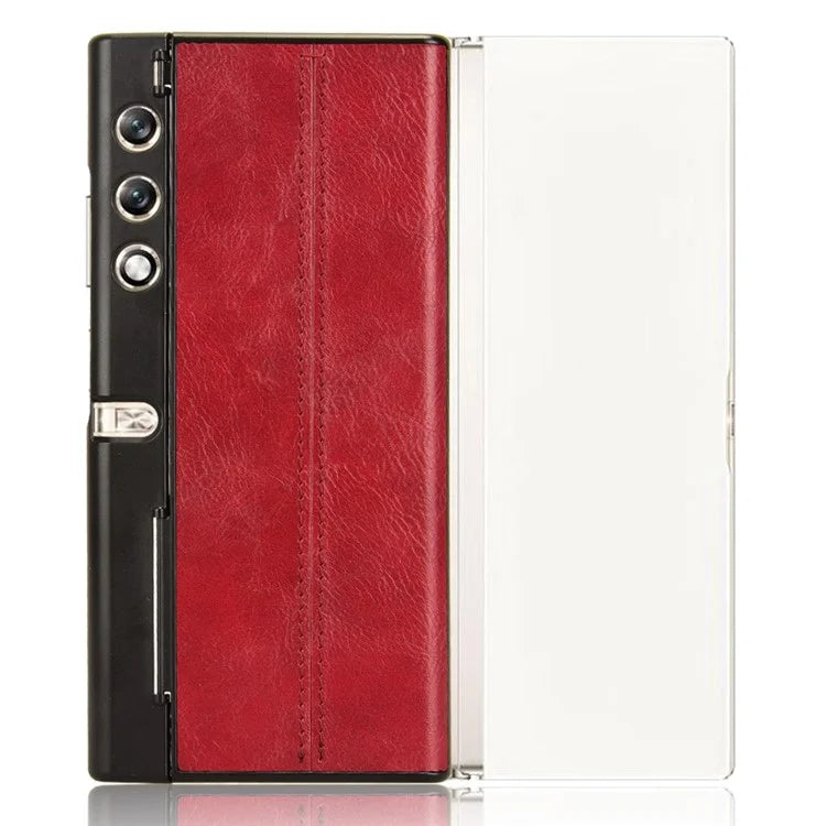 For Honor V Purse Phone Case PU Leather Cowhide Texture Cover
