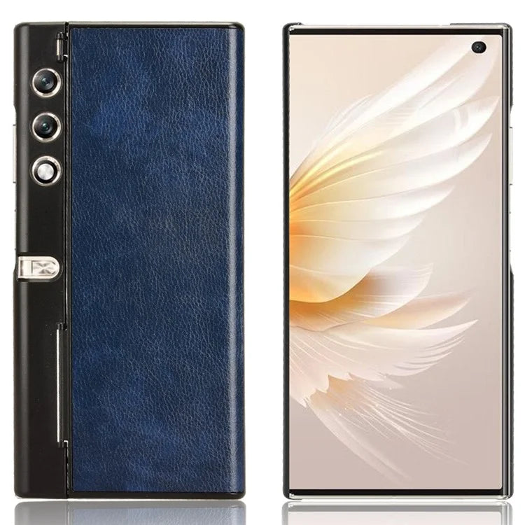 For Honor V Purse Phone Case PU Leather Litchi Texture Shockproof Back Cover