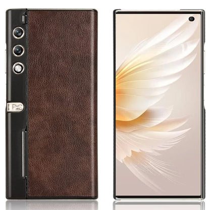 For Honor V Purse Phone Case PU Leather Litchi Texture Shockproof Back Cover