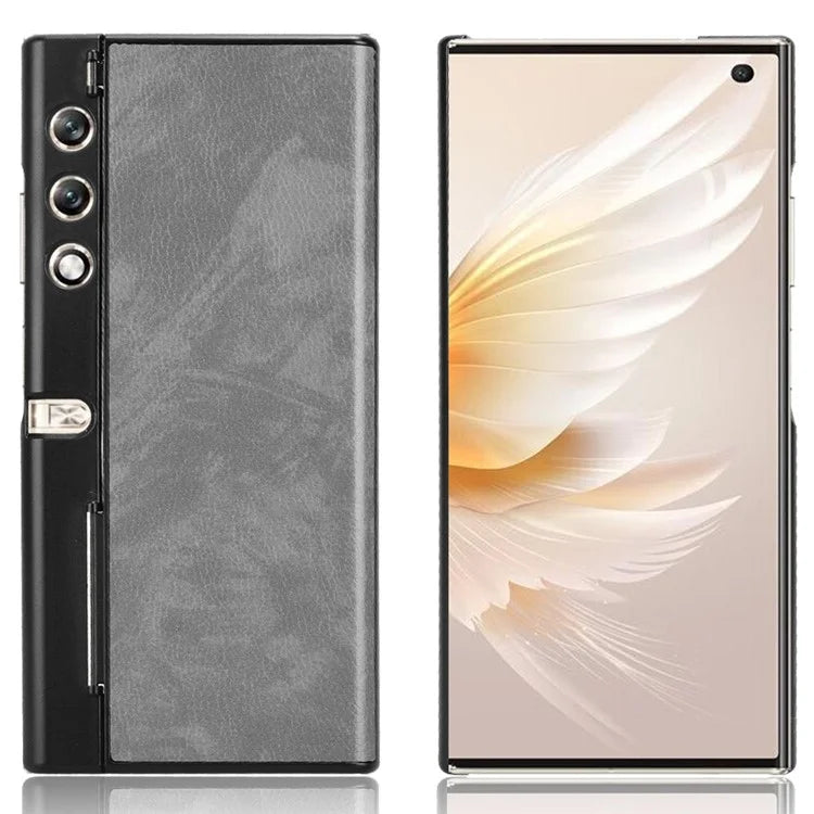 For Honor V Purse Phone Case PU Leather Litchi Texture Shockproof Back Cover