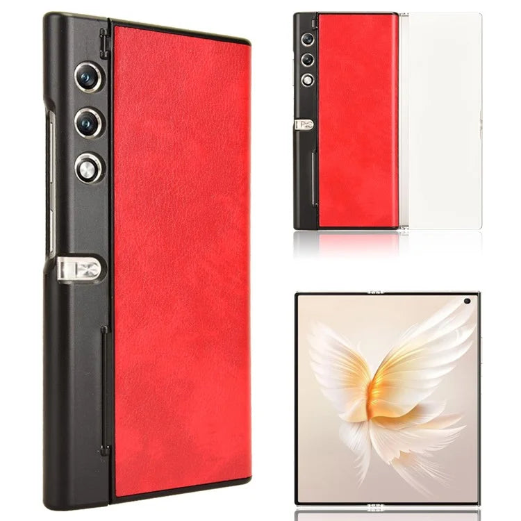 For Honor V Purse Phone Case PU Leather Litchi Texture Shockproof Back Cover
