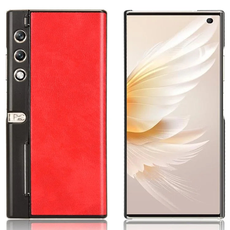 For Honor V Purse Phone Case PU Leather Litchi Texture Shockproof Back Cover