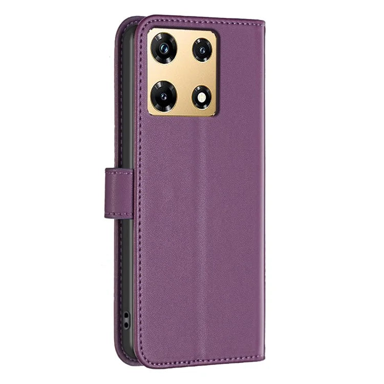 BINFEN COLOR BF17 For Transsion Infinix Note 30 Pro 4G Cell Phone Cases PU Leather Wallet Shell