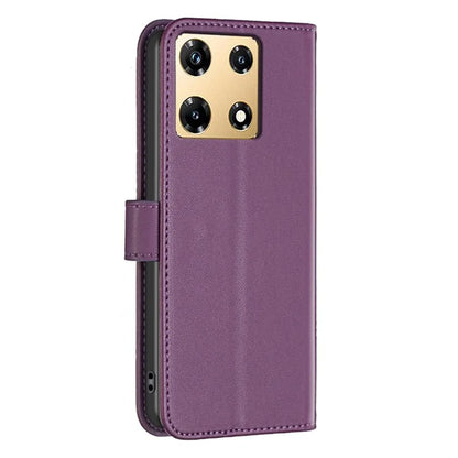 BINFEN COLOR BF17 For Transsion Infinix Note 30 Pro 4G Cell Phone Cases PU Leather Wallet Shell
