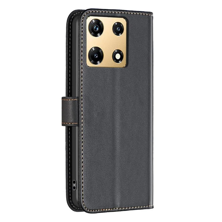 BINFEN COLOR BF17 For Transsion Infinix Note 30 Pro 4G Cell Phone Cases PU Leather Wallet Shell