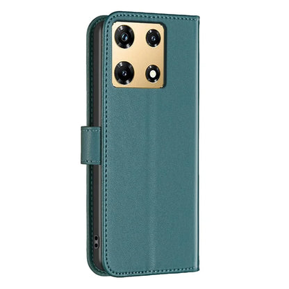 BINFEN COLOR BF17 For Transsion Infinix Note 30 Pro 4G Cell Phone Cases PU Leather Wallet Shell