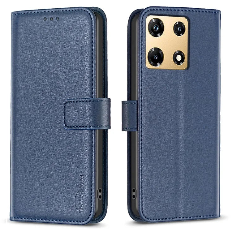 BINFEN COLOR BF17 For Transsion Infinix Note 30 Pro 4G Cell Phone Cases PU Leather Wallet Shell