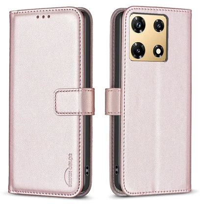 BINFEN COLOR BF17 For Transsion Infinix Note 30 Pro 4G Cell Phone Cases PU Leather Wallet Shell