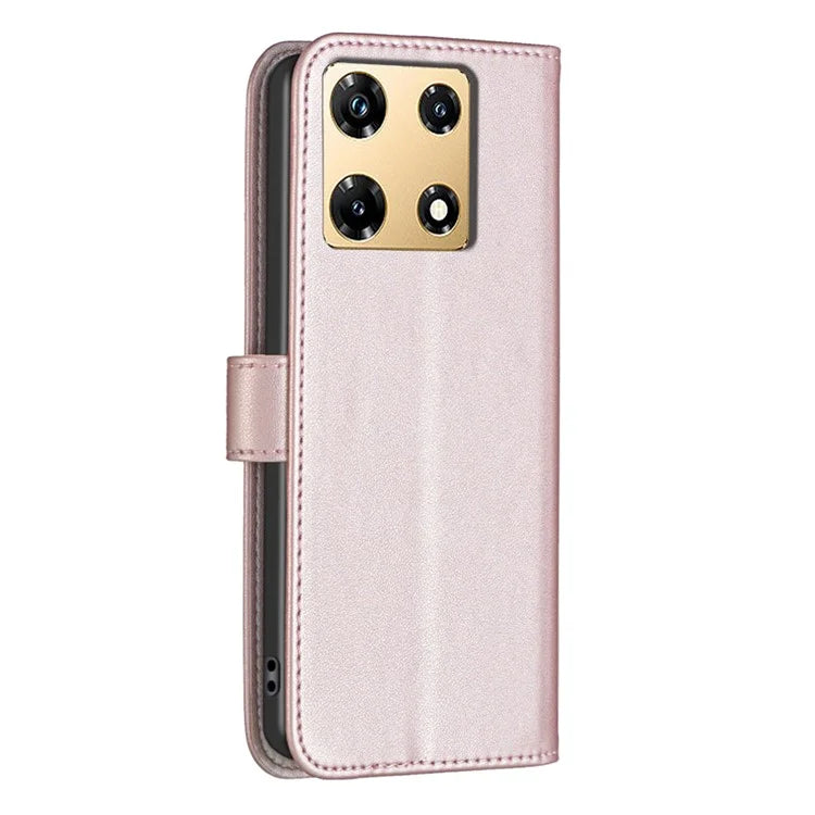 BINFEN COLOR BF17 For Transsion Infinix Note 30 Pro 4G Cell Phone Cases PU Leather Wallet Shell