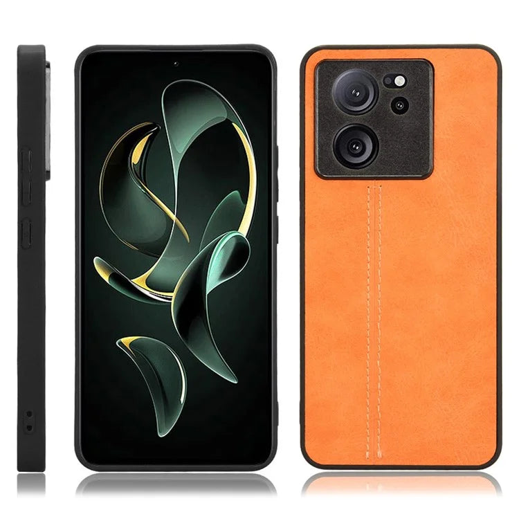 For Xiaomi 13T / 13T Pro / Redmi K60 Ultra Case Anti-Drop Cowhide Texture PU+TPU+PC Phone Cover