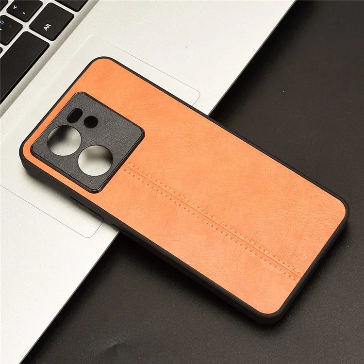 For Xiaomi 13T / 13T Pro / Redmi K60 Ultra Case Anti-Drop Cowhide Texture PU+TPU+PC Phone Cover