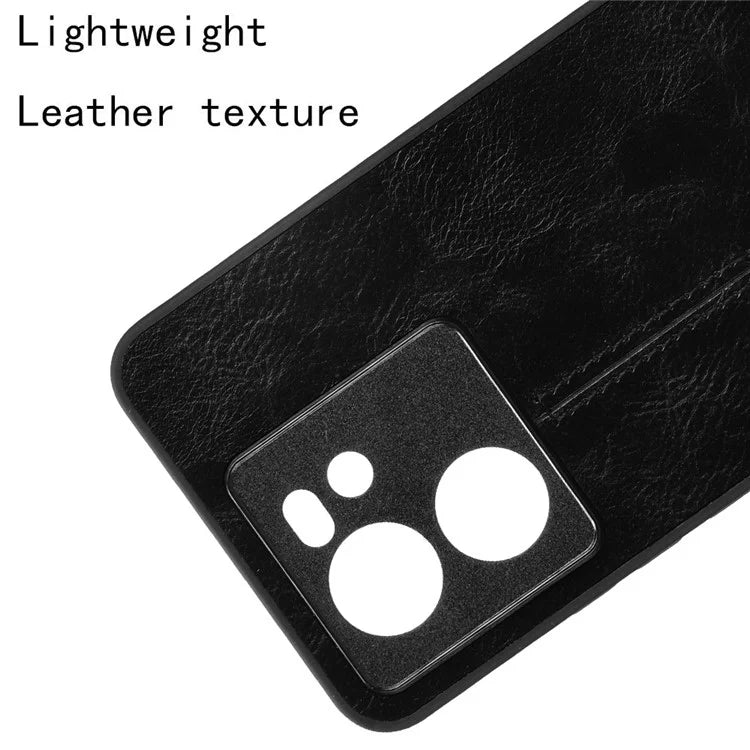 For Xiaomi 13T / 13T Pro / Redmi K60 Ultra Case Anti-Drop Cowhide Texture PU+TPU+PC Phone Cover