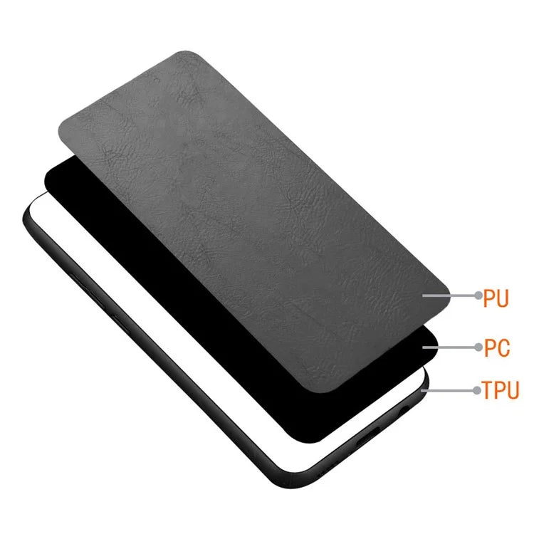 For Xiaomi 13T / 13T Pro / Redmi K60 Ultra Case Anti-Drop Cowhide Texture PU+TPU+PC Phone Cover