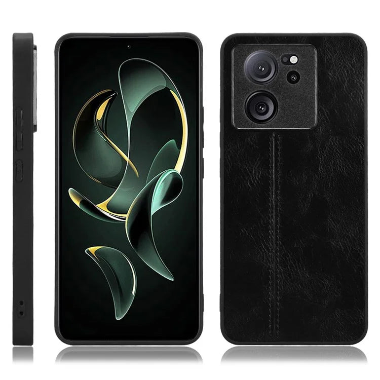 For Xiaomi 13T / 13T Pro / Redmi K60 Ultra Case Anti-Drop Cowhide Texture PU+TPU+PC Phone Cover