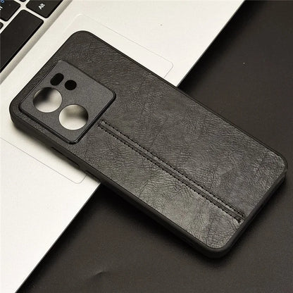 For Xiaomi 13T / 13T Pro / Redmi K60 Ultra Case Anti-Drop Cowhide Texture PU+TPU+PC Phone Cover