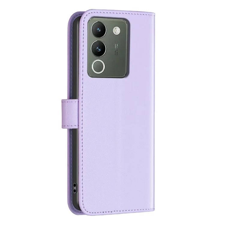 BINFEN COLOR BF17 For vivo Y200 (India) 5G Protective Case PU Leather Wallet Phone Cover