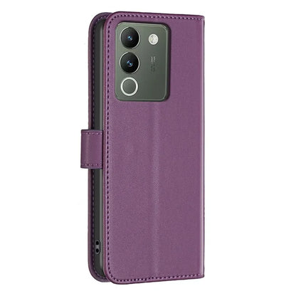 BINFEN COLOR BF17 For vivo Y200 (India) 5G Protective Case PU Leather Wallet Phone Cover