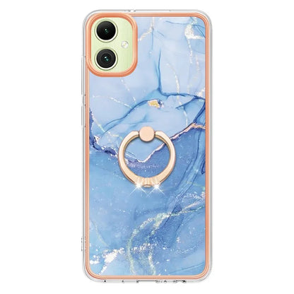 YB IMD Series-17 Style-E For Samsung Galaxy A05 4G IMD TPU Marble Pattern Cell Phone Case