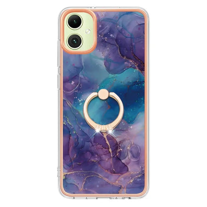 YB IMD Series-17 Style-E For Samsung Galaxy A05 4G IMD TPU Marble Pattern Cell Phone Case