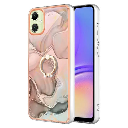 YB IMD Series-17 Style-E For Samsung Galaxy A05 4G IMD TPU Marble Pattern Cell Phone Case