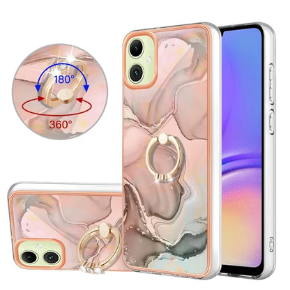 YB IMD Series-17 Style-E For Samsung Galaxy A05 4G IMD TPU Marble Pattern Cell Phone Case