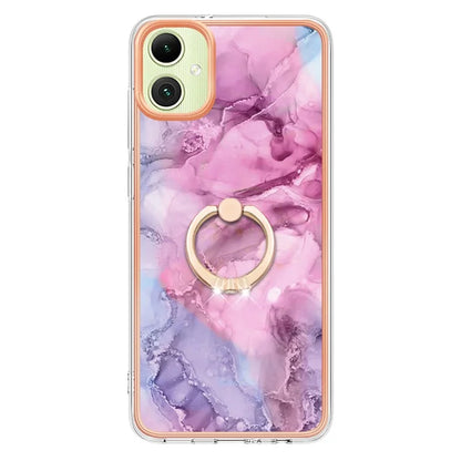 YB IMD Series-17 Style-E For Samsung Galaxy A05 4G IMD TPU Marble Pattern Cell Phone Case