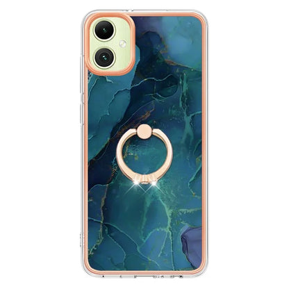 YB IMD Series-17 Style-E For Samsung Galaxy A05 4G IMD TPU Marble Pattern Cell Phone Case